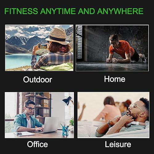 Miniatura 4 de Cinturón de ajuste, estimulador, muscular, accionado, para acondicionamiento muscular para hombres y mujeres, abdomen, brazos, piernas, ejercicio en