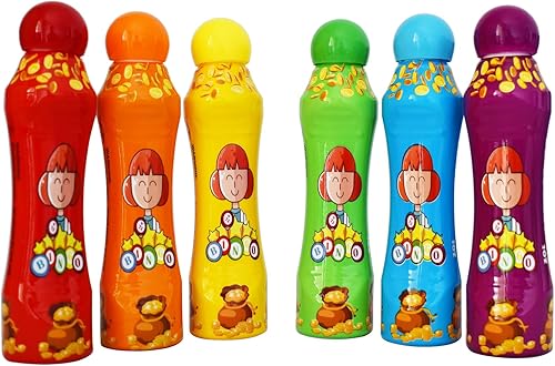 Miniatura 3 de Yuanhe Bingo Daubers - Marcadores de puntos 3 oz Paint Dotter Bingo DabbersDobbers, juego de 6