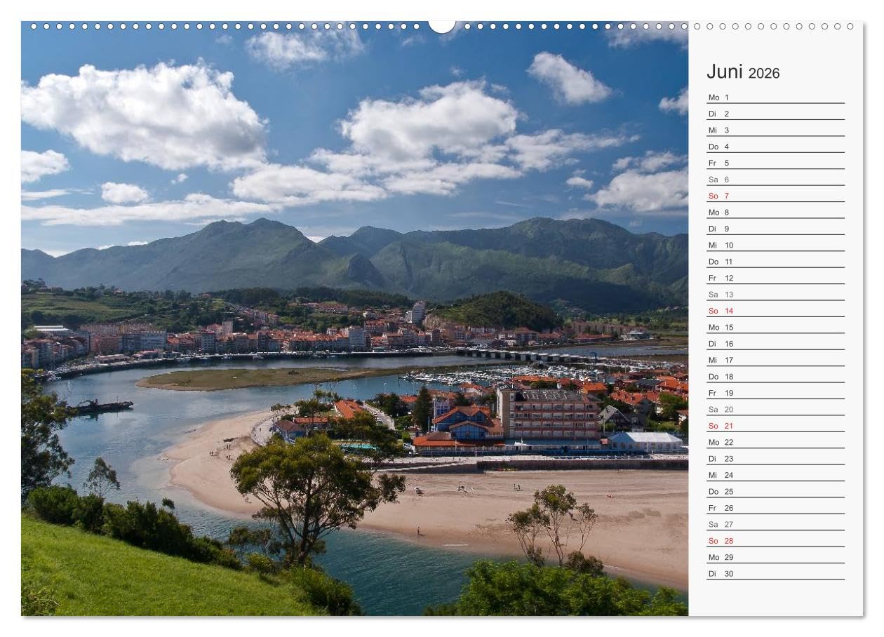 Der Nordwesten Spaniens (hochwertiger Premium Wandkalender 2026 DIN A2 quer), Kunstdruck in Hochglanz: Bezaubernde Vielfalt im Nordwesten der ... bis an die Küste Galiziens (CALVENDO Orte)