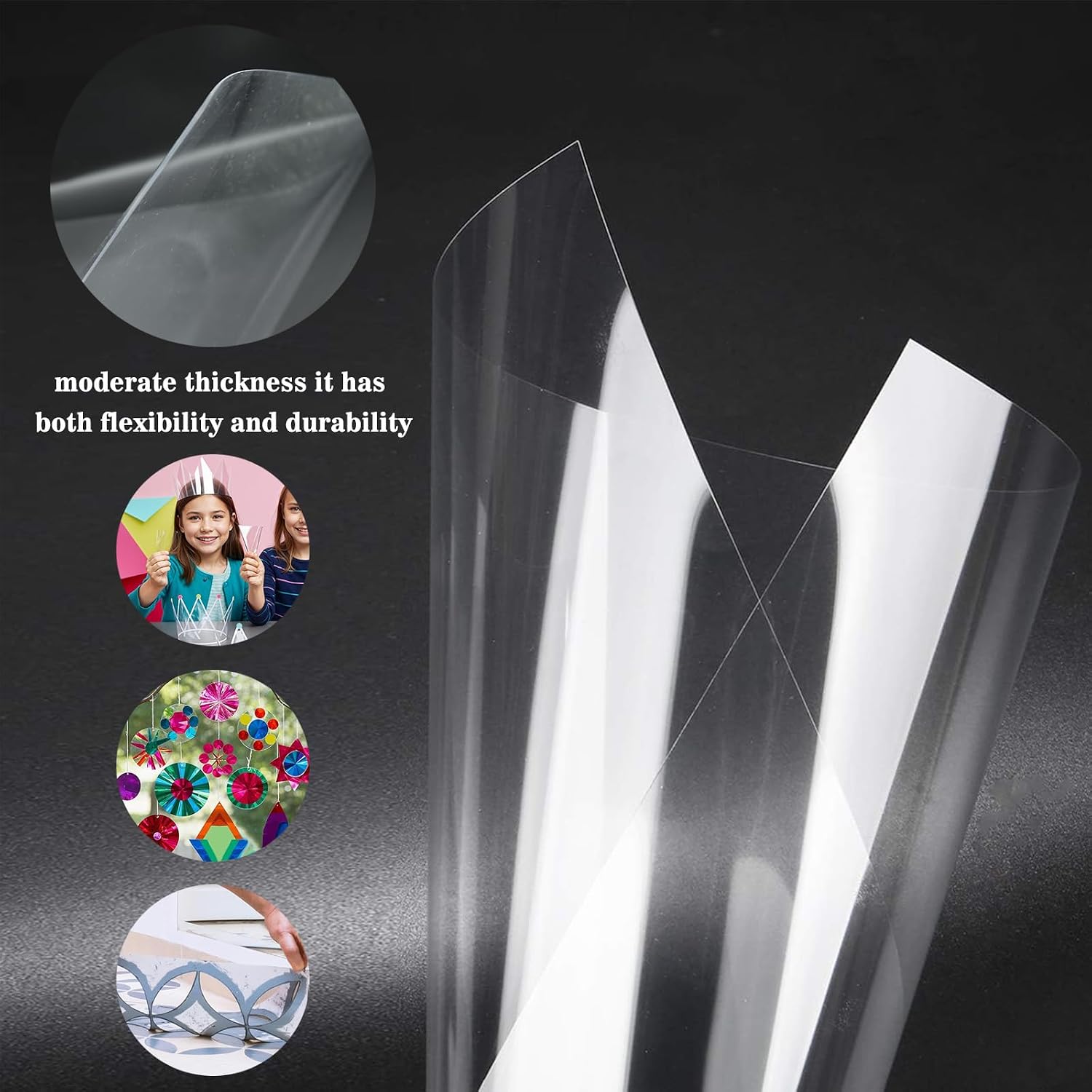 7-Pack Quilting Template Plastic Sheets Translucent, 12x18 Inch Sewing Templates Material for Quilting Patterns Templates, Plastic Quilting Templates for Cutting Patterns