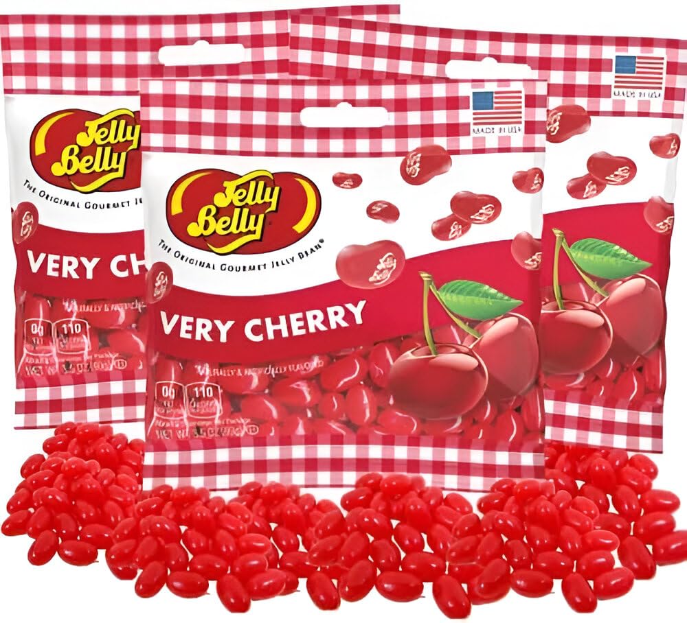 Jelly Belly Very Cherry Jelly Beans (3-Pack)