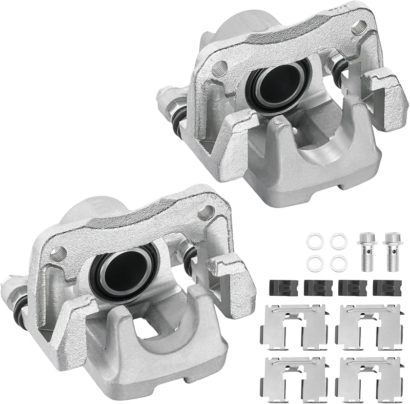 Conjunto de pinças de freio traseiras SYKRSS para Toyota RAV4 2012–2018 2.5L L4 – Par