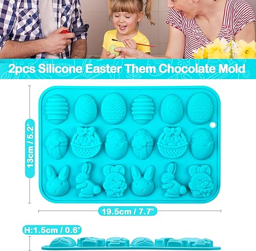 Miniatura 6 de Webake Molde de silicona cruzada para fondant, decoración de pasteles, decoración de cupcakes, molde de pasta de goma de mascar de chocolate