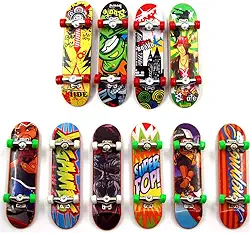 EVERY- Conjunto de 2 peças de skate de dedo e skate para crianças, presente de madeira de bordo, novo skate profissional mini