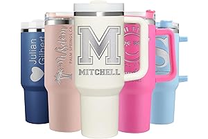 Engraved 40oz Stanley Cup with Handle