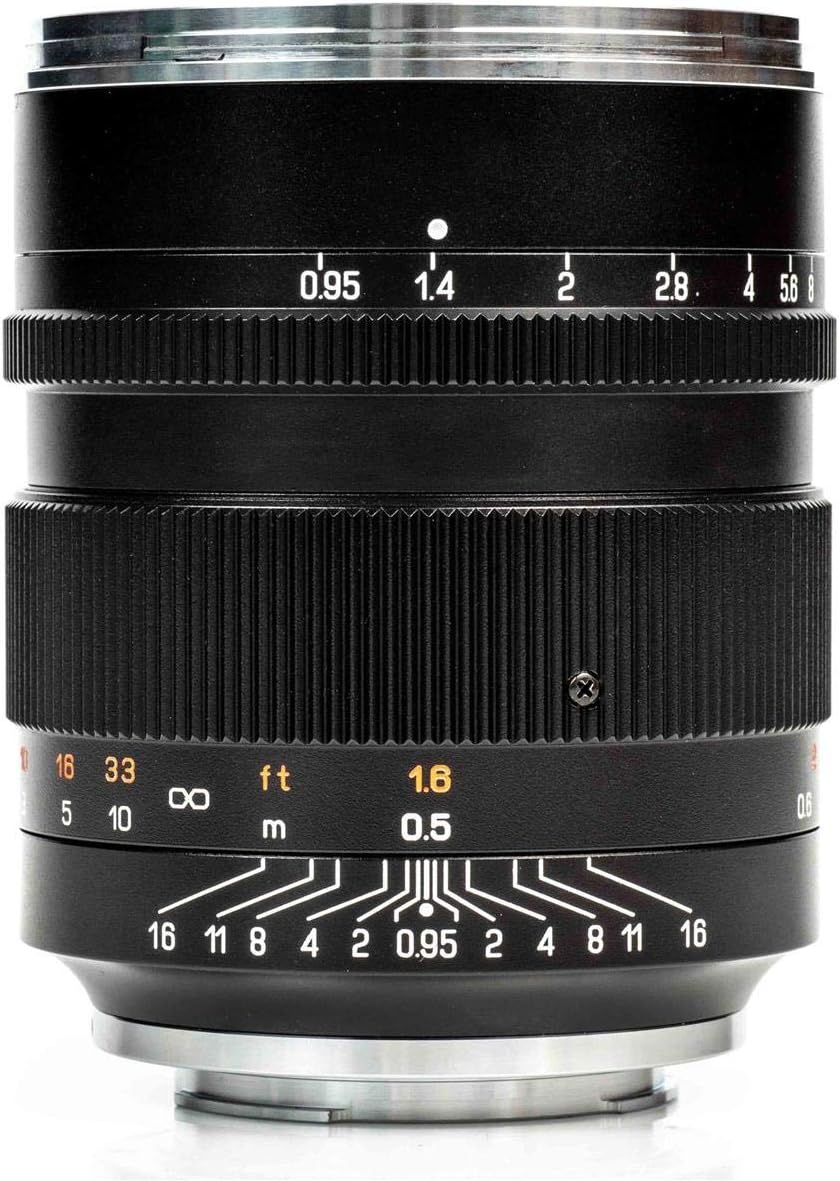 Zhongyi Mitakon Speedmaster 50mm f/0 95 Mark III Lens for Nikon Z Mirrorless Cameras Black