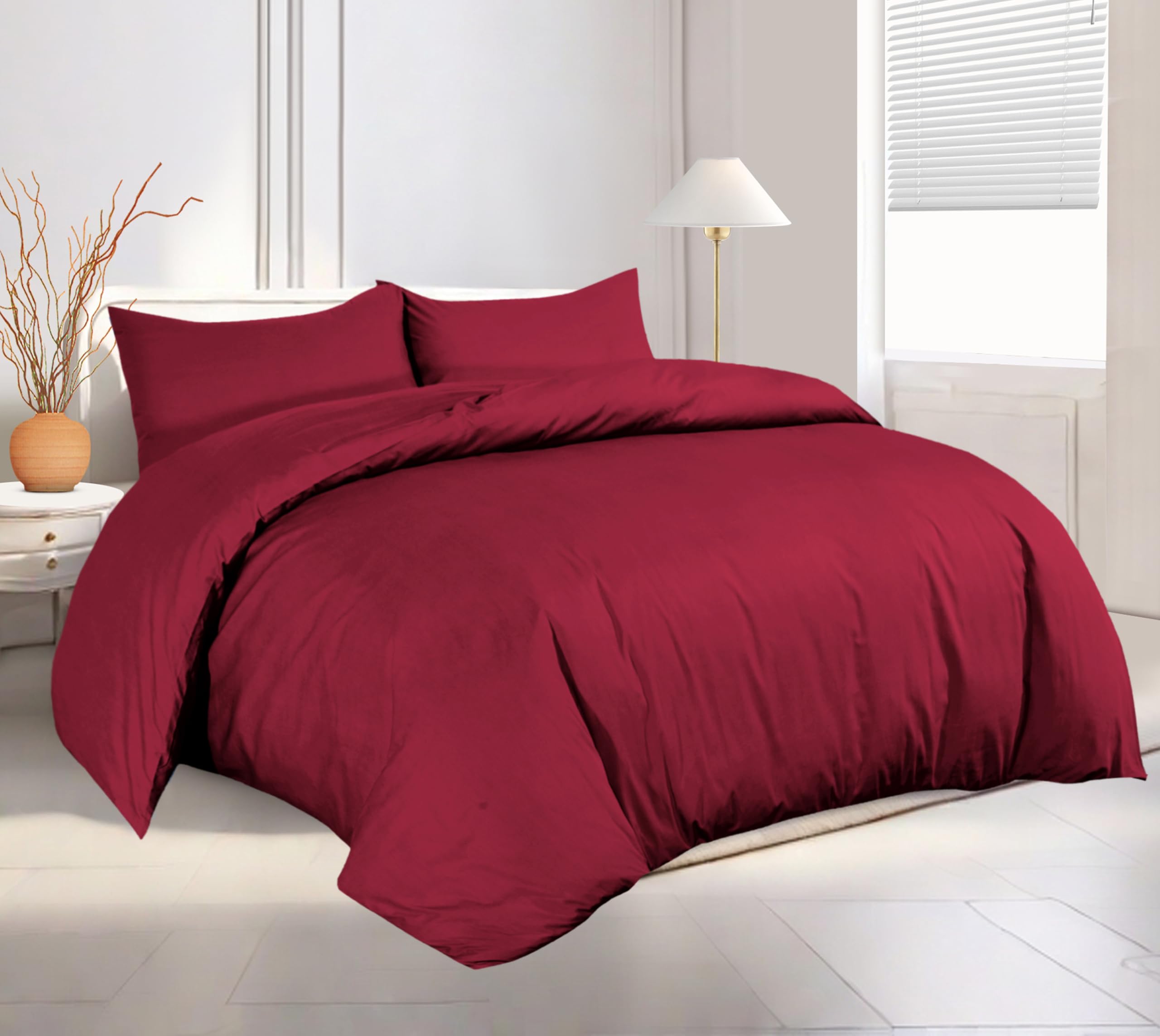 Crescent Textile 200TC Duvet Cover Bedding Set Single, Double, King - Image 3