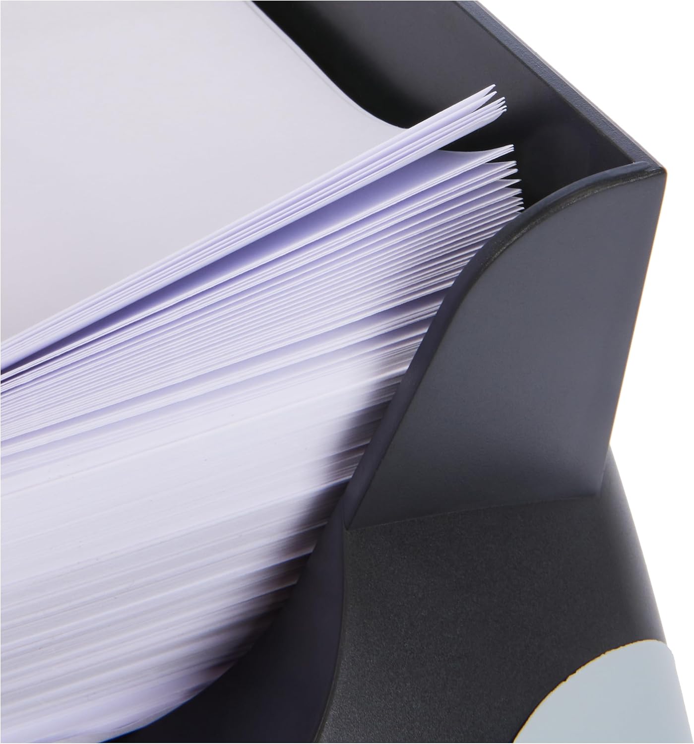 Durable Vegas 771401 Note Box with 500 White Notes - Black