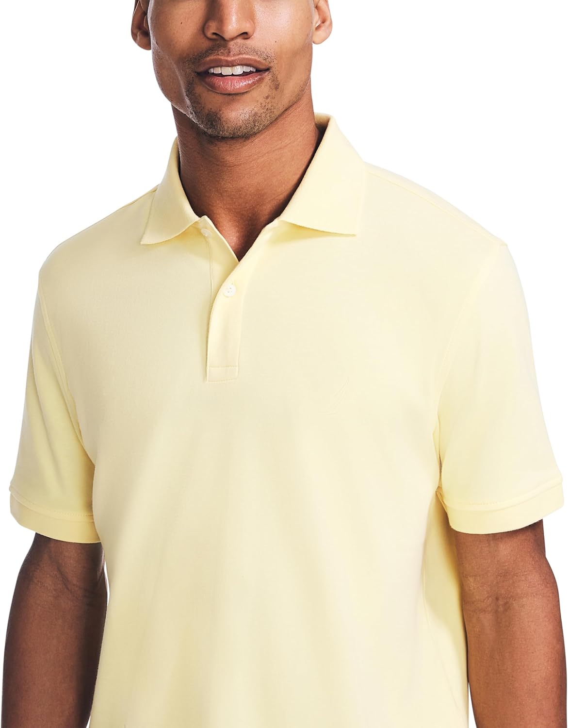 Nautica Mens Men's Classic Fit Interlock Polo - Image 3