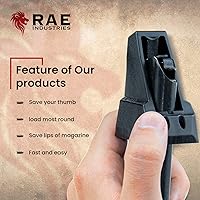 Vista 4 de RAEIND Cargadores de velocidad de cargador para pistolas Sig Sauer con diferentes calibres cargador de cargador de pilas individuales y dobles