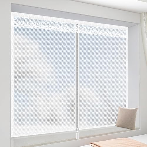 Kit de aislamiento de ventana, película aislante de ventana interior, cortinas de invierno para mantener el calor, impermeable, resistente al