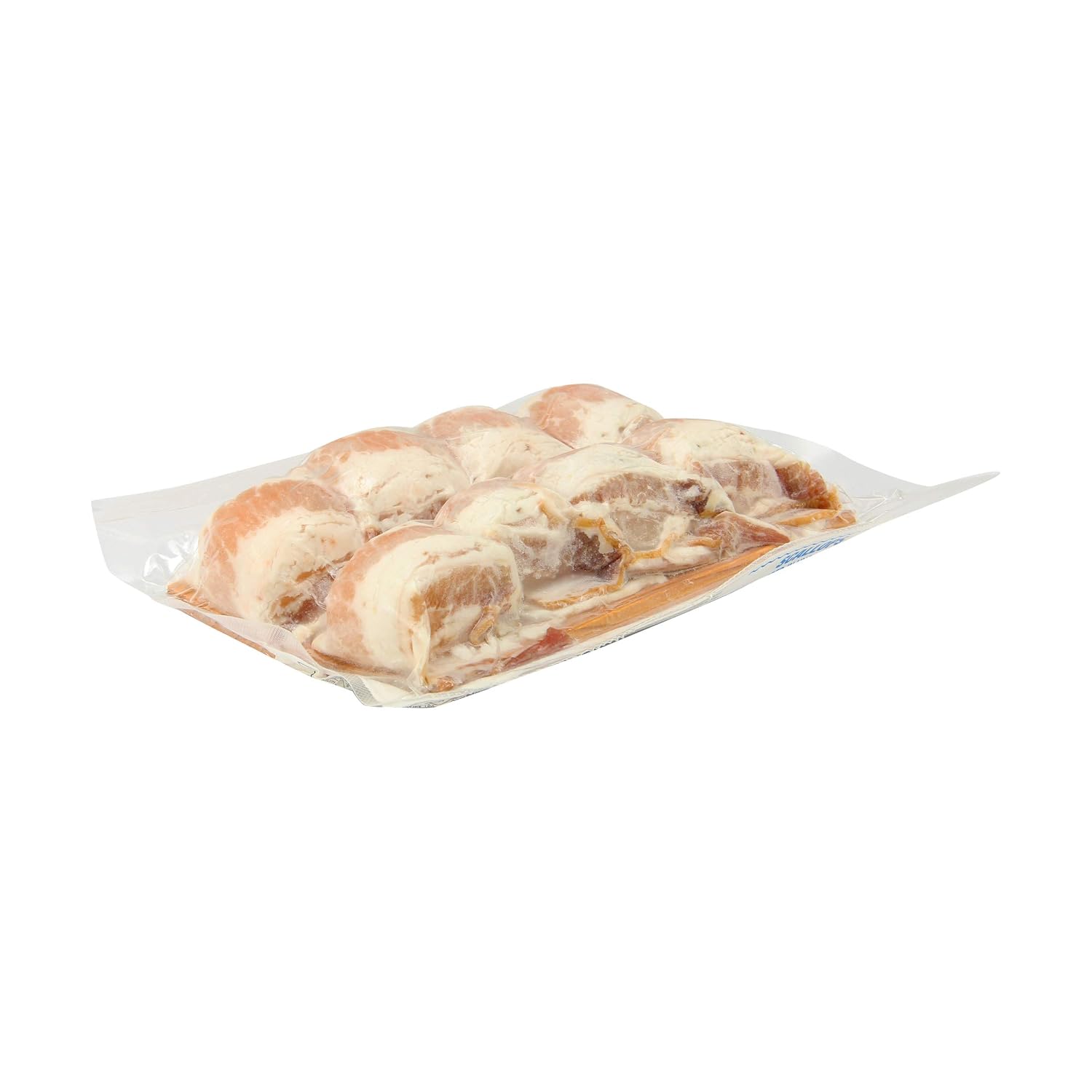 Vacuum Pack Scallop Sea Bacon Wrapped Plank Frozen