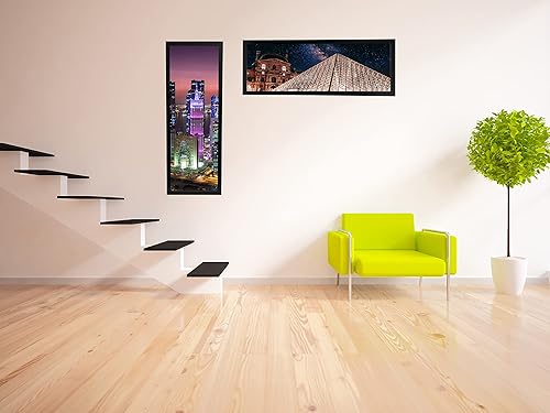 Vista 25 de FrameWorks Marco para póster de madera de 18 x 24 pulgadas, marcos clásicos de color negro mate con vidrio acrílico inastillable, fotos, pósters