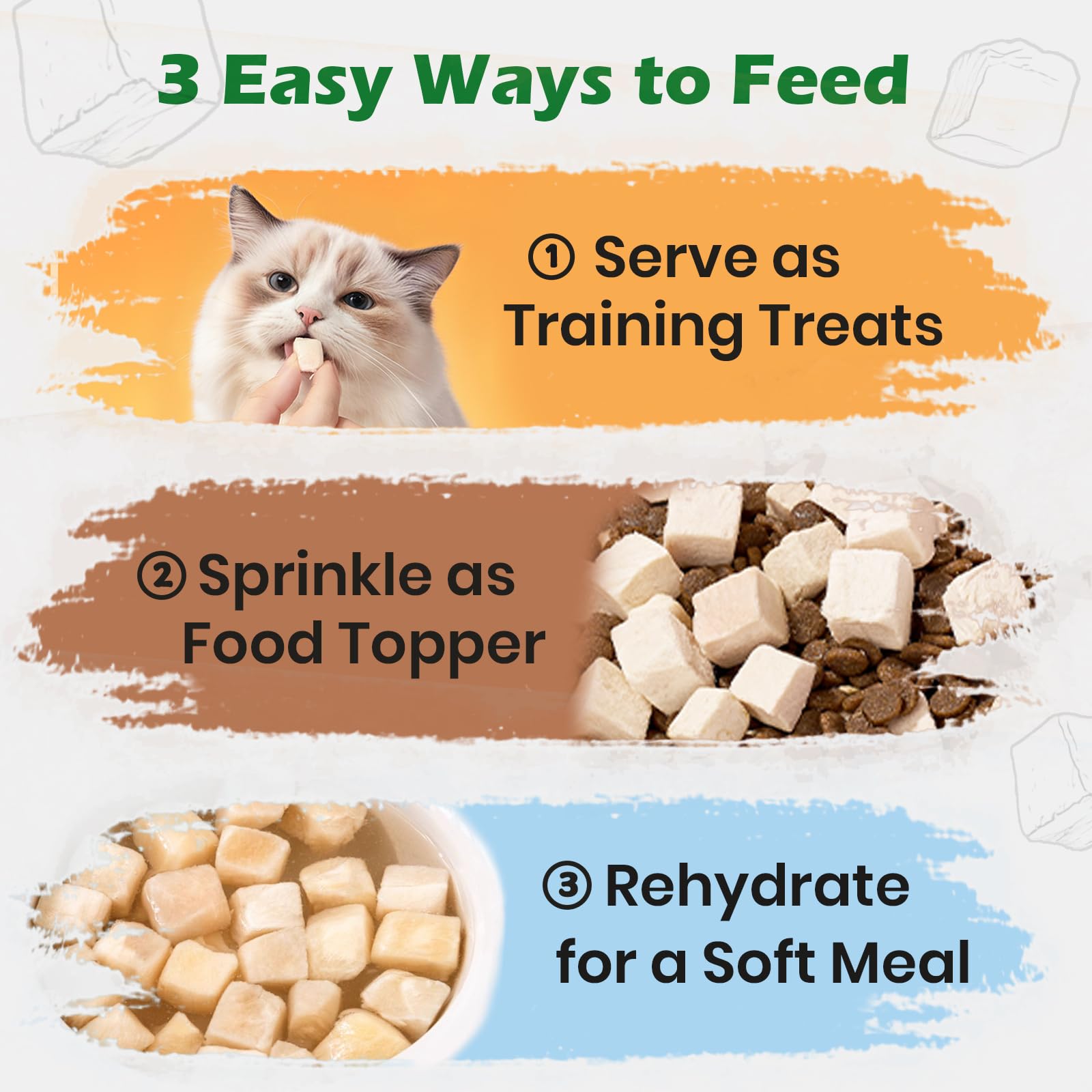 Freeze Dried Chicken Cat & Dog Treats 14.5 oz – Single Ingredient, High Protein Dry Chicken Pet Snacks, Grain-Free All Natural, Healthy Training Treats or Food Topper