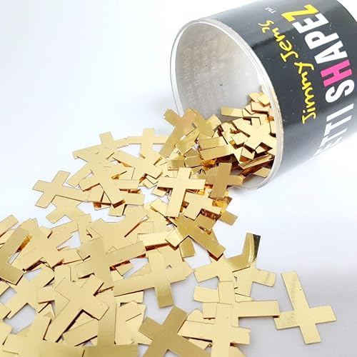 Confeti Cross Gold - 2 bolsas de media onza (1 oz) #8597 Q01