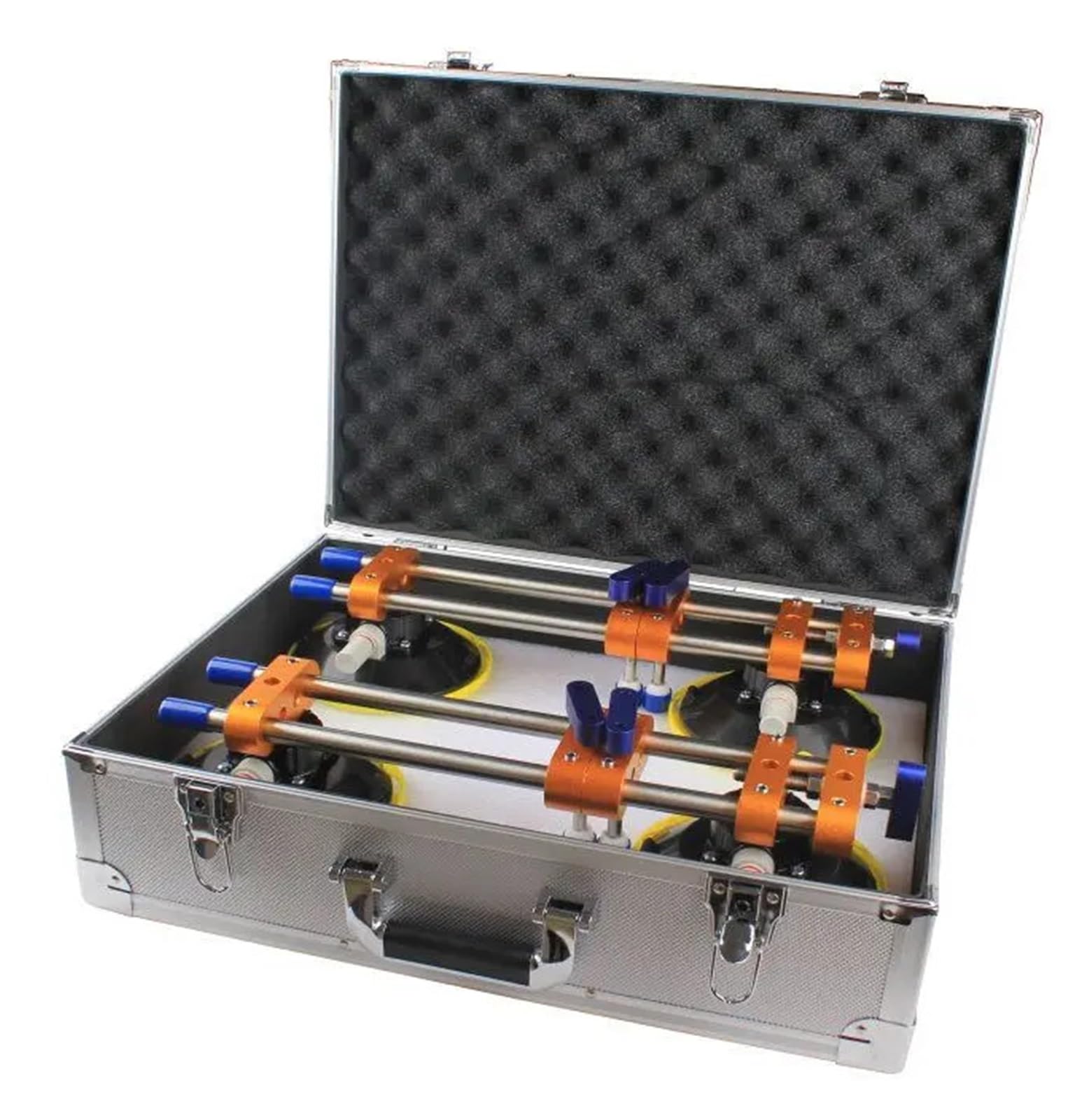 Glass Suction Cups 6 Inch/150mm Manual Stone Seam Setter for Granite with Aluminum Case