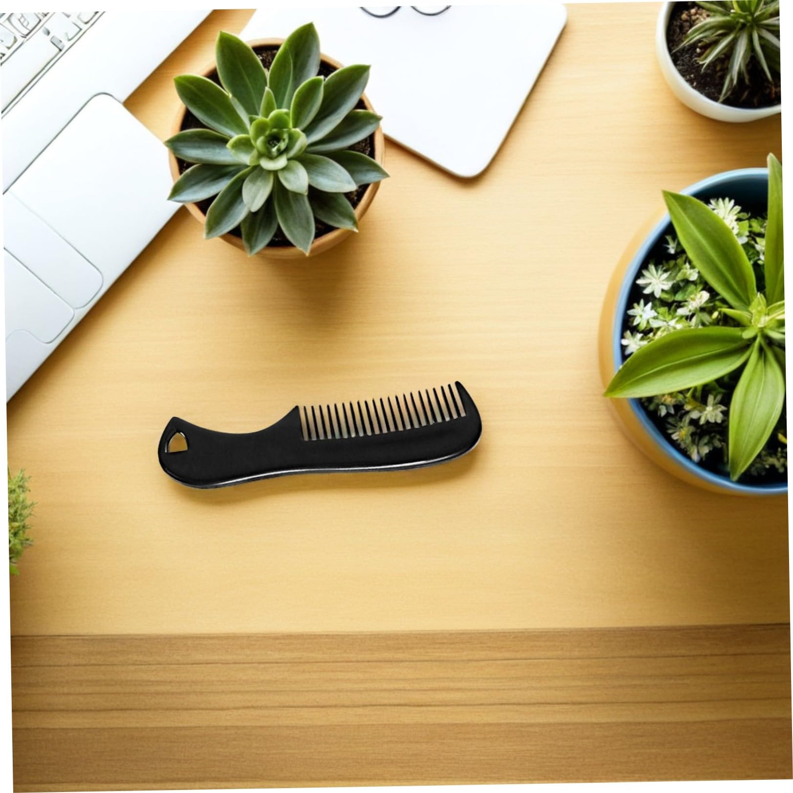 MAGICLULU 5 Set Di Pettini Da Viaggio Per Uomo Pettine Per Barba Baffi Strumento Per La Della Barba Denti Fini Impugnatura Comoda Sicuro Per Il Viso 10 Pezzi*5
