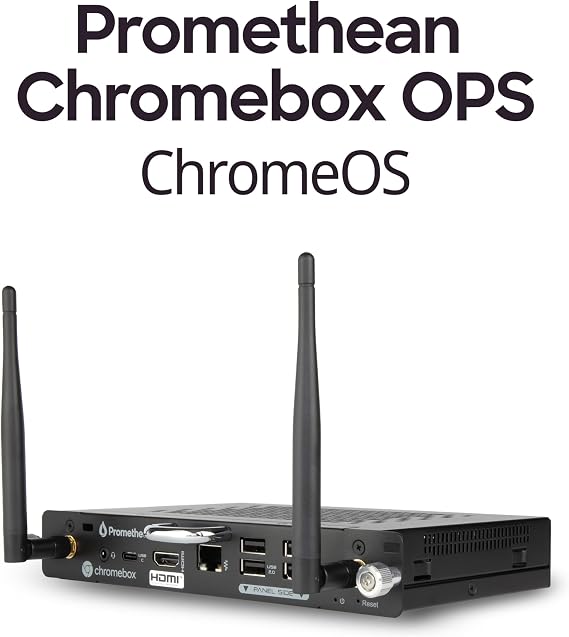 Promethean OPS-Chrome Chrome OS Compute Module for ActivPanel Interactive Displays, Built-in Chrome Education Functionality