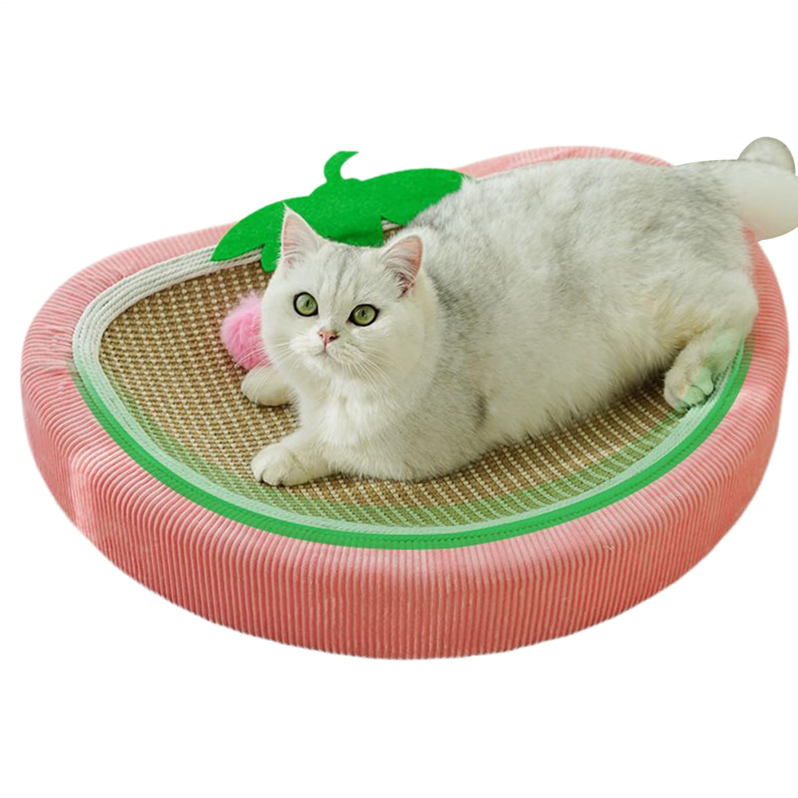 Tabla Rascadora para Gatos Protector Muebles Colchoneta Dormir Accesorios | Cama Rascador Sisal Fresa Interior Sofá Pared Alfombra Suelo Silla Puerta Gatito Perro Pequeño Apartam