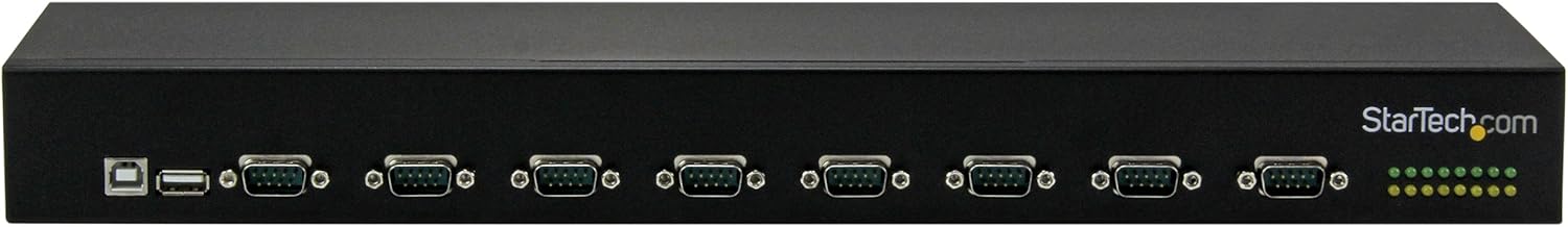 StarTech.com USB to Serial Hub - 8 Port - COM Port Retention - Rack Mount and Daisy Chainable - FTDI USB to RS232 Hub , TAA (ICUSB23208FD)