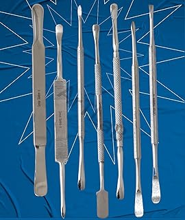 Periosteal Dental Elevator Set of 7 Pieces Sorted German Stainless CE - Implant Dental Tools - Tooth Extraction - Artlab