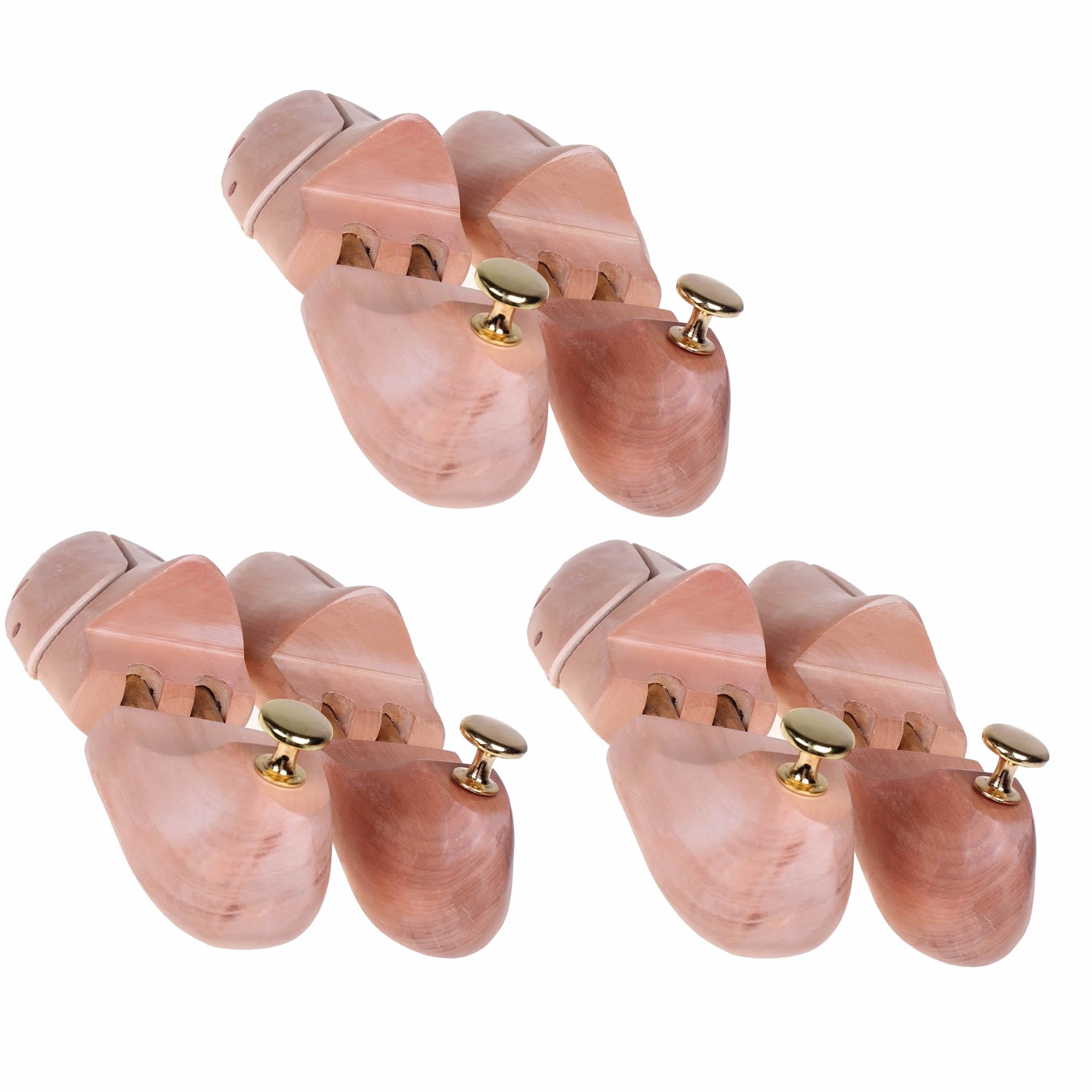 TUKA-i-AKUT Tkb6000-45-3p, Tendiscarpe Unisex-Adulto, 3 Paia | Legno Naturale, 45-46