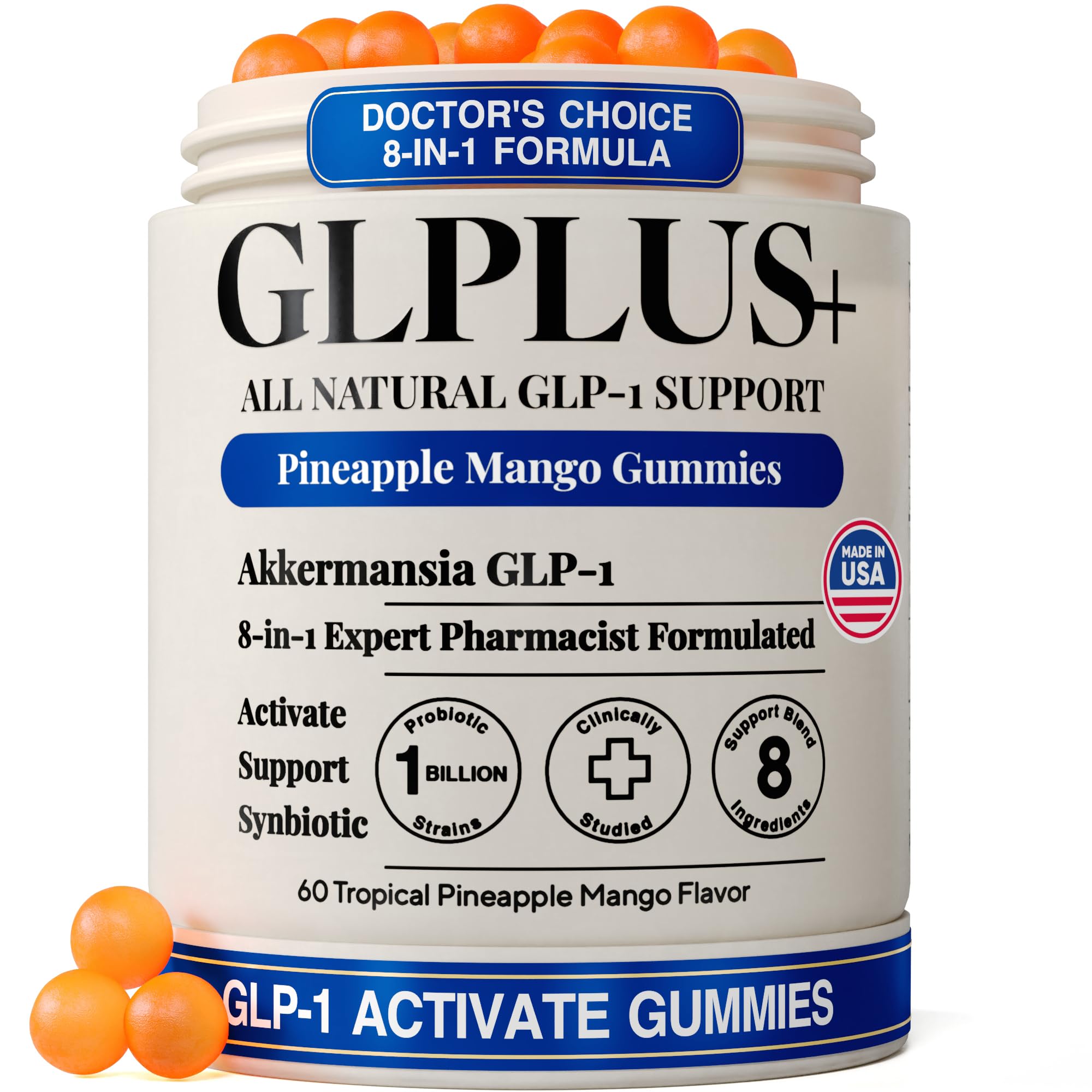 GLP-1 Supplement Gummies 8-in-1