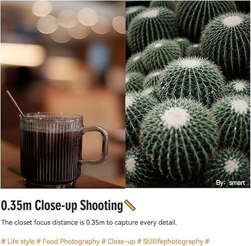 Miniatura 6 de TTArtisan Lente fija manual APS-C de 1.378in F0.95 de apertura más grande para cámaras Sony E-Mount A5000 A5100 A6000 A6100 A6300 A6400 A6500 A6600