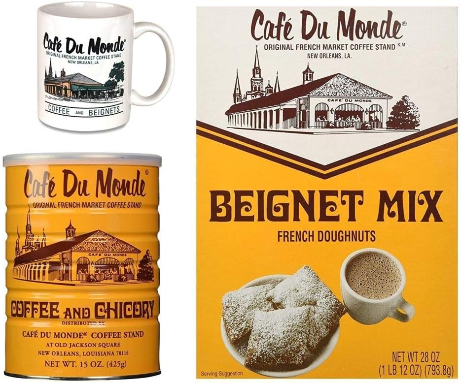 Cafe Du Monde Gift Set Coffee, Beignet Mix, Mug Bhutan Ubuy