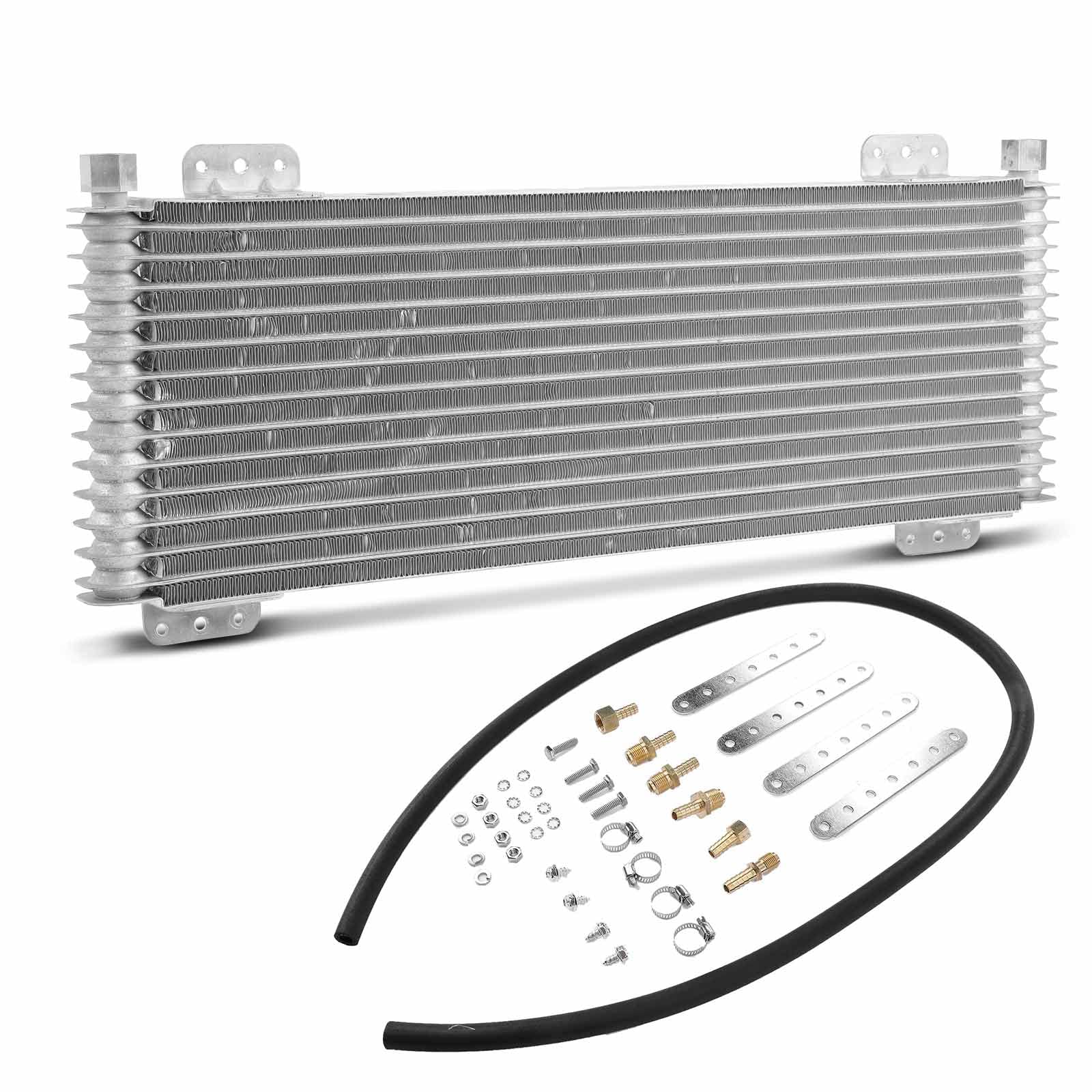 Photo 1 of A-Premium Transmission Oil Cooler Kit Compatible with Heavy Duty 40,000 GVW Max Low Pressure Drop Trans Cooler with Mounting Hardware, Towing Applications, Replaces# LPD47391, OC-4739-1