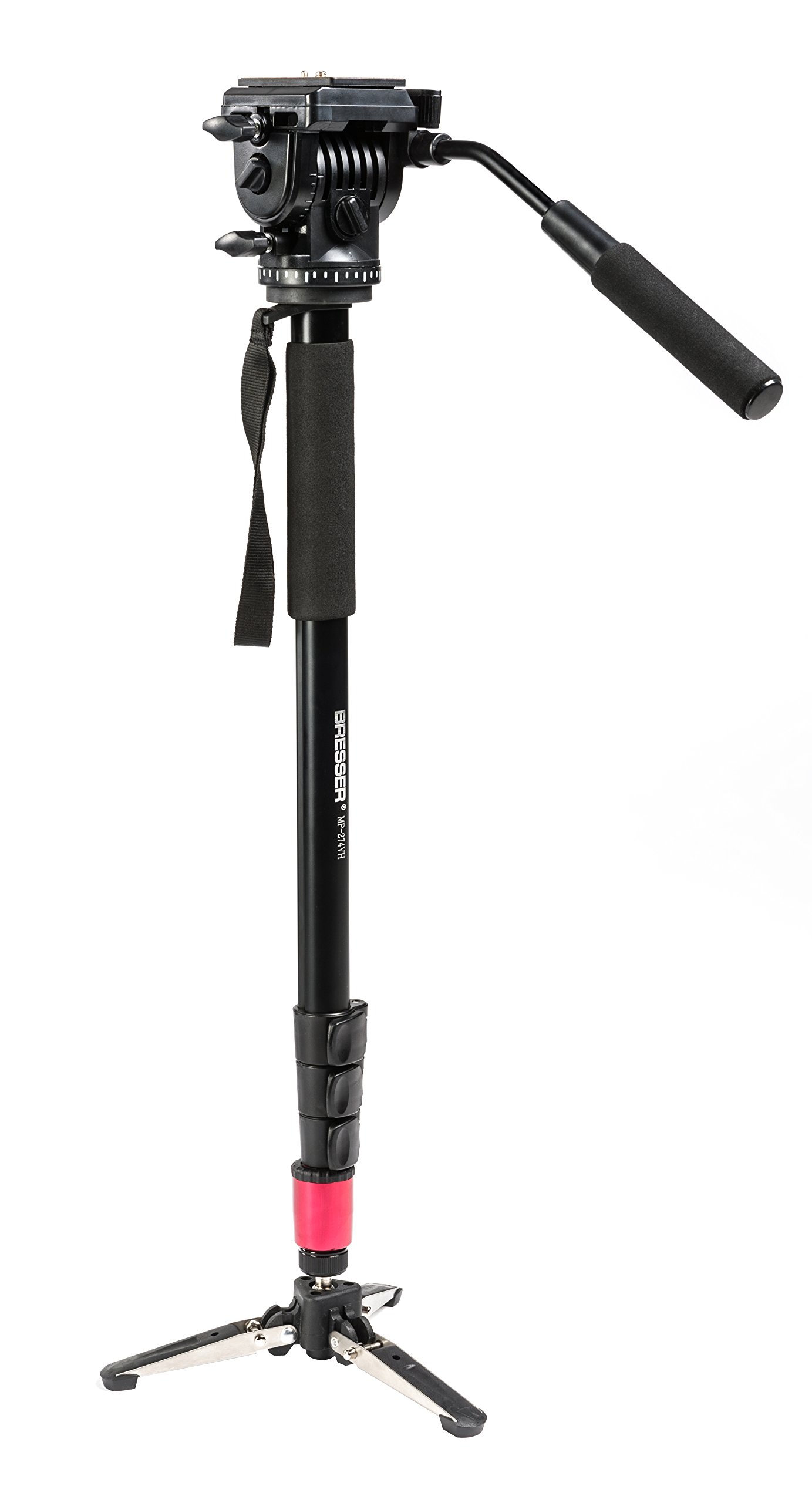 BRESSER MP-274 VH MONÓPODO con MORDAZA