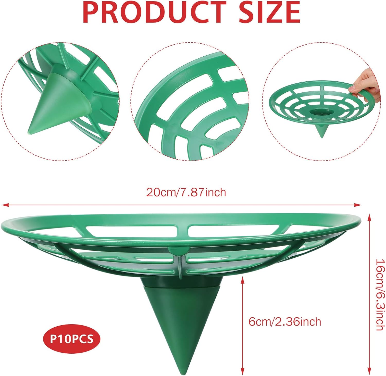 Irenare 20 Pcs Watermelon Net and Reusable Melon Cradles Hammock Watermelon Hammock Net for Garden Pumpkin Support Plant Honeydew Cantaloupes Ground Rot Holds up to 8lbs (Classic)