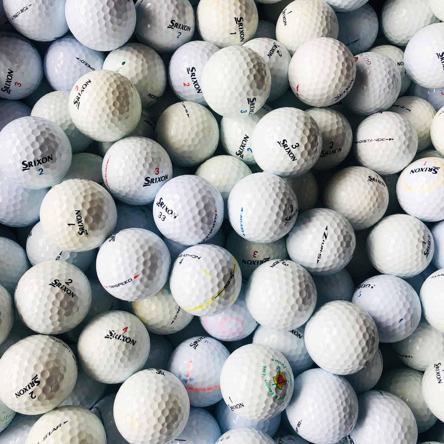 Srixon Pelotas de golf AAA/AA 50 unidades blanco