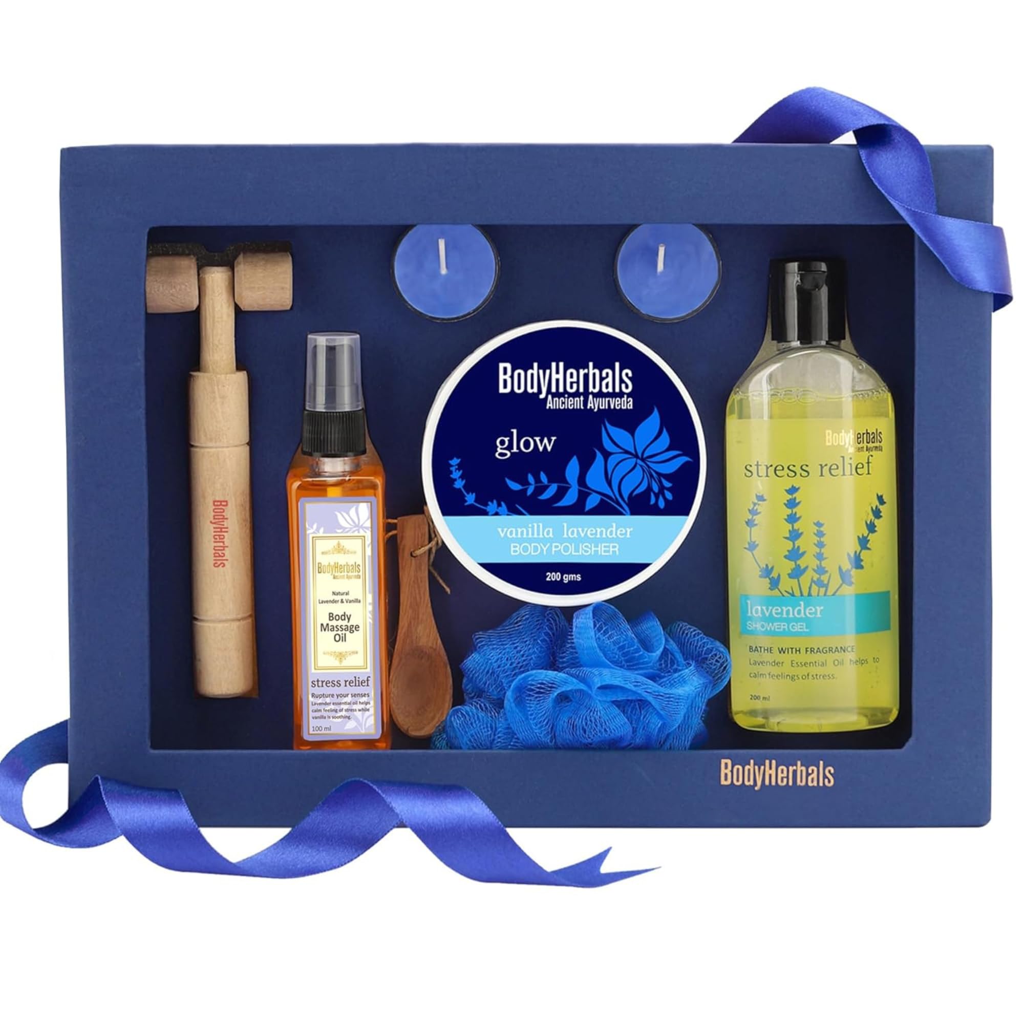 BodyHerbals Lavender Collections Skin Care Gift Set|Bath & Body Care Kit| Gift Box Hamper For Couple| 6 Pcs| Luxury Gift for Birthdays, Anniversaries, Wedding and Special Celebrations| 100 % Vegan-image-45
