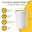 RACETOP 8 oz Disposable Coffee Cups [500 pack], Hot Coffee Cups 8 oz, Ideal for Office, Home, Party(500 pack)