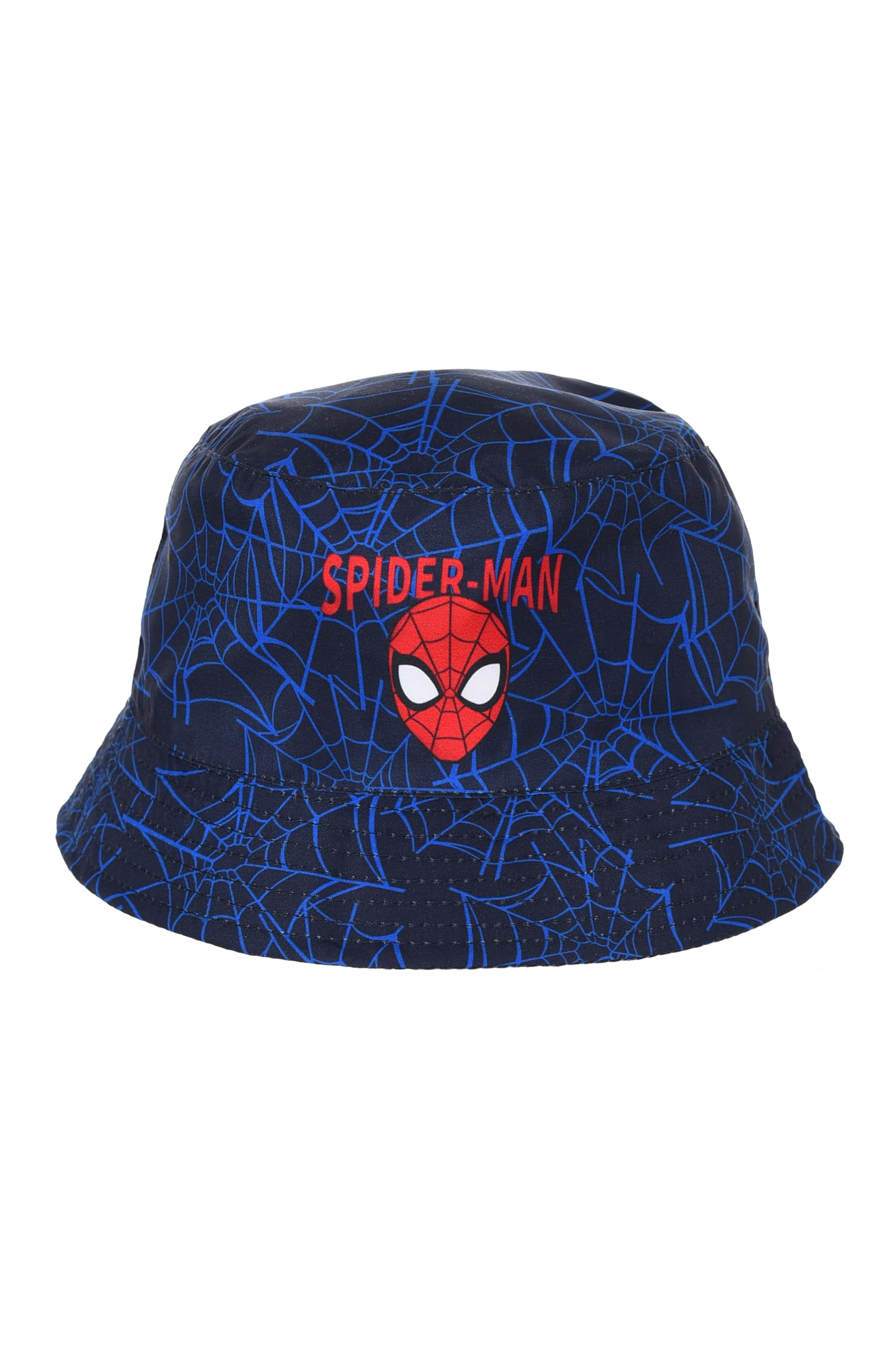 Marvel Boys Blue Spider Man 'S Hat, Fisherman Cap, Summer Hat For Children |
