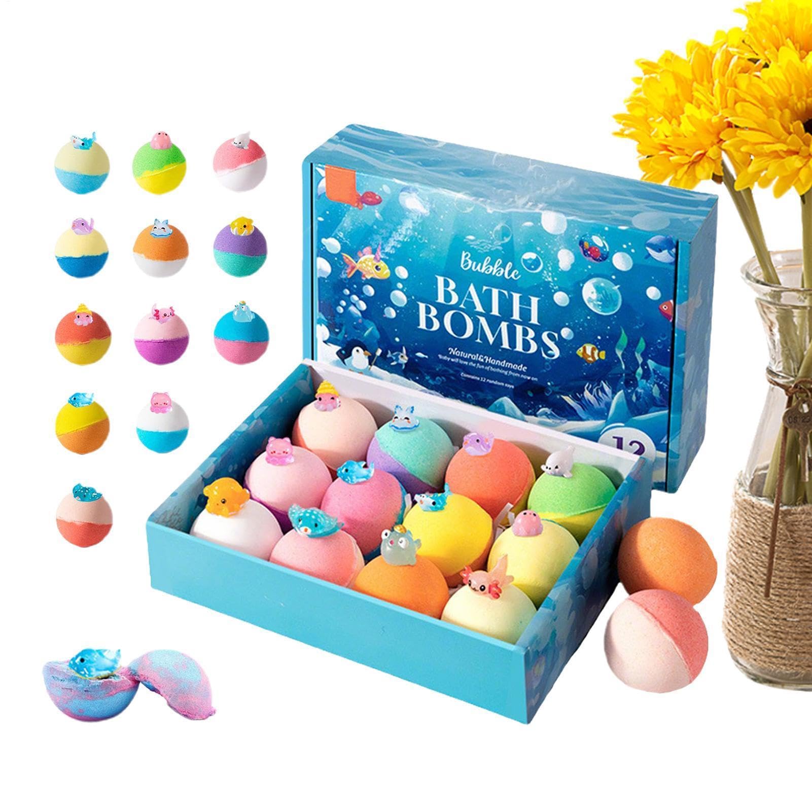 Boules de bain avec jouet pour transformer le bain difficile en jeu - 8