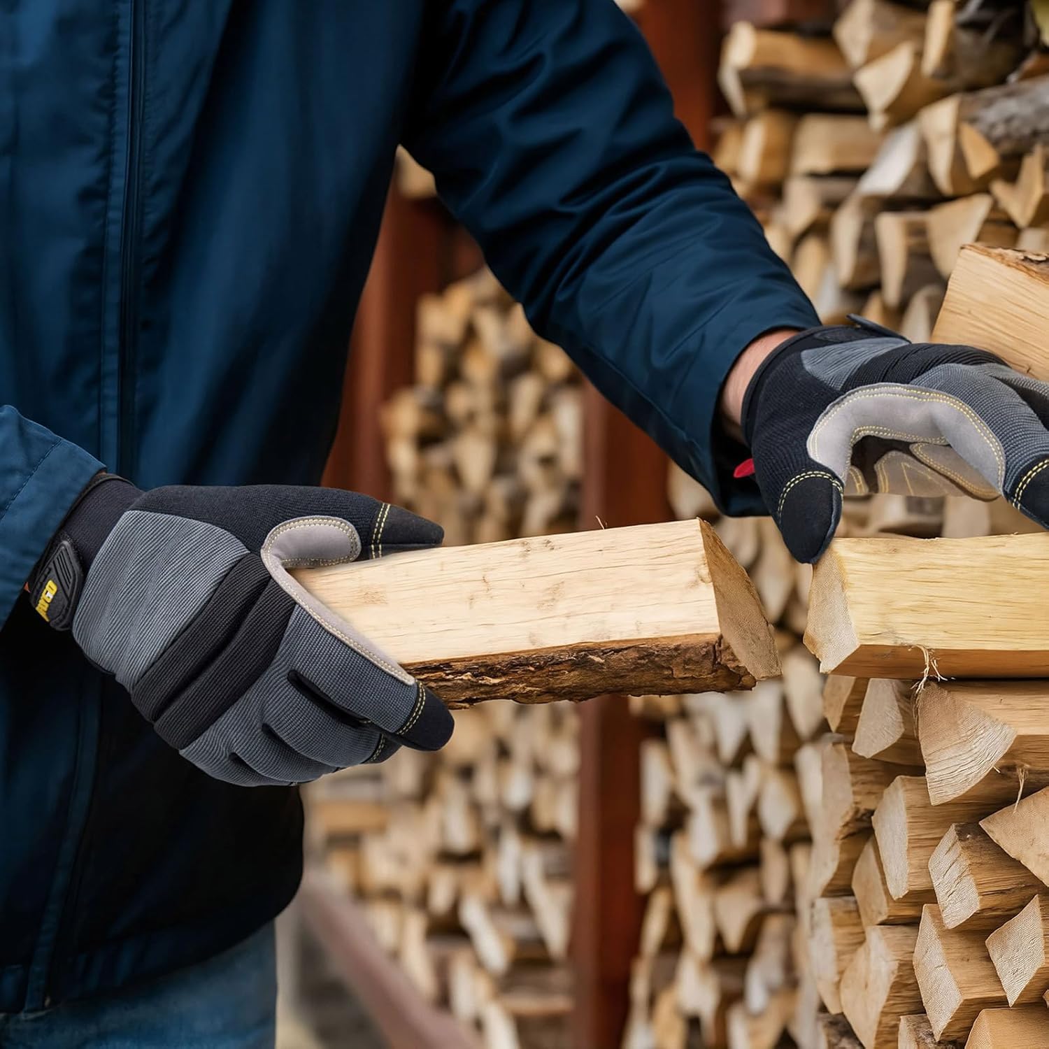 KAYGO Insulated Mechanic Work Gloves,KG127W Winter Thermal Safety Work Gloves for Men and Women, Double Lining,Heavy duty,Improved dexterity,Excellent Grip,Ideal for outdoor jobs,L - Image 6