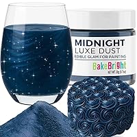 Vista 20 de Polvo brillante, polvo dorado comestible, polvo dorado brillante, decoración de pasteles comestibles, polvo dorado para pasteles, polvo de brillo