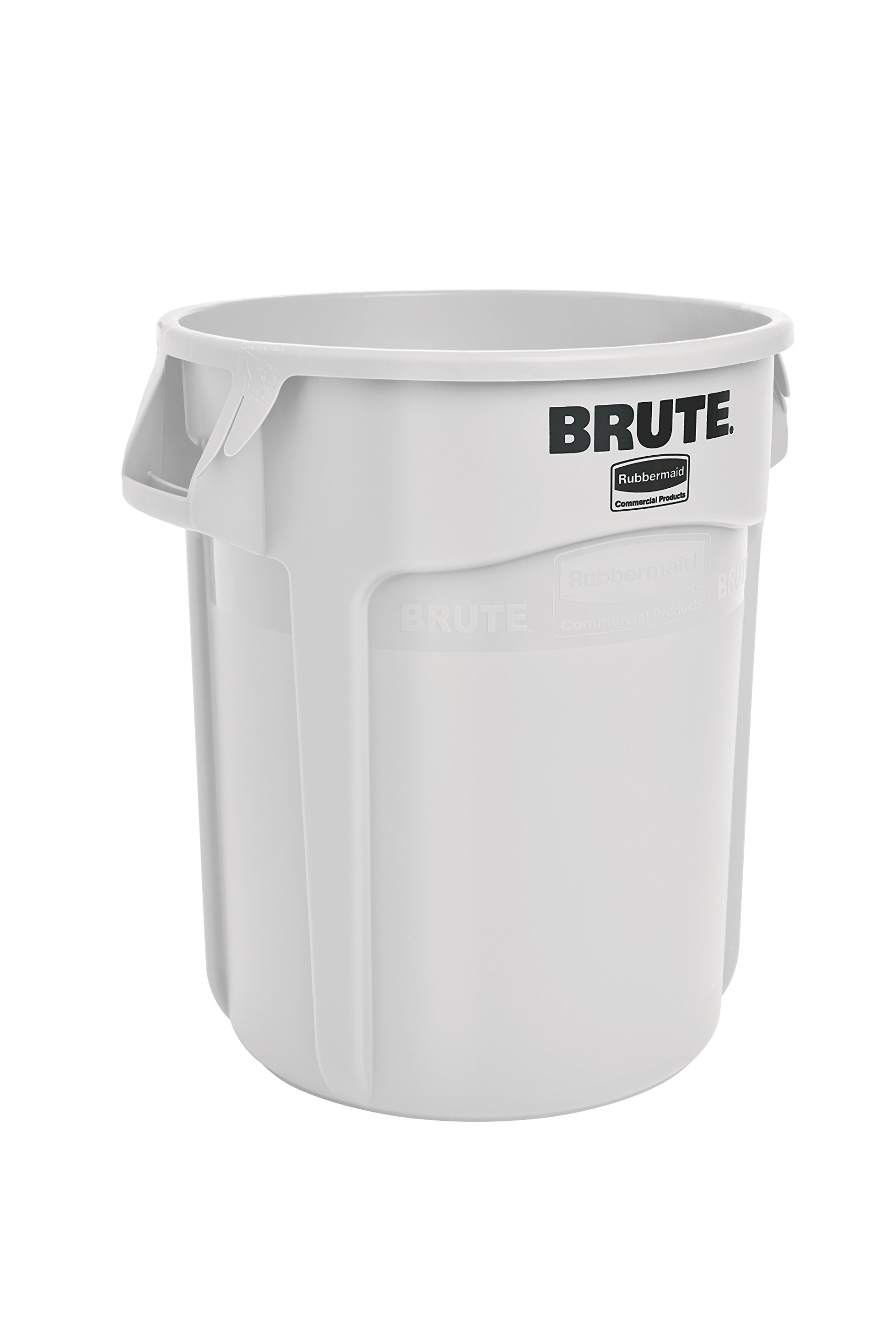 Rubbermaid FG262000WHT-001 Brute Container with Venting Channels, 75.7 L, White