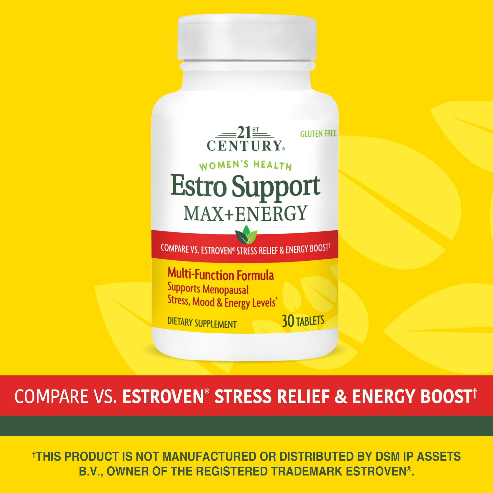 21st Century Estro Support Max + Energy Vegetarian Capsules, 30 Count — Amazon image 3