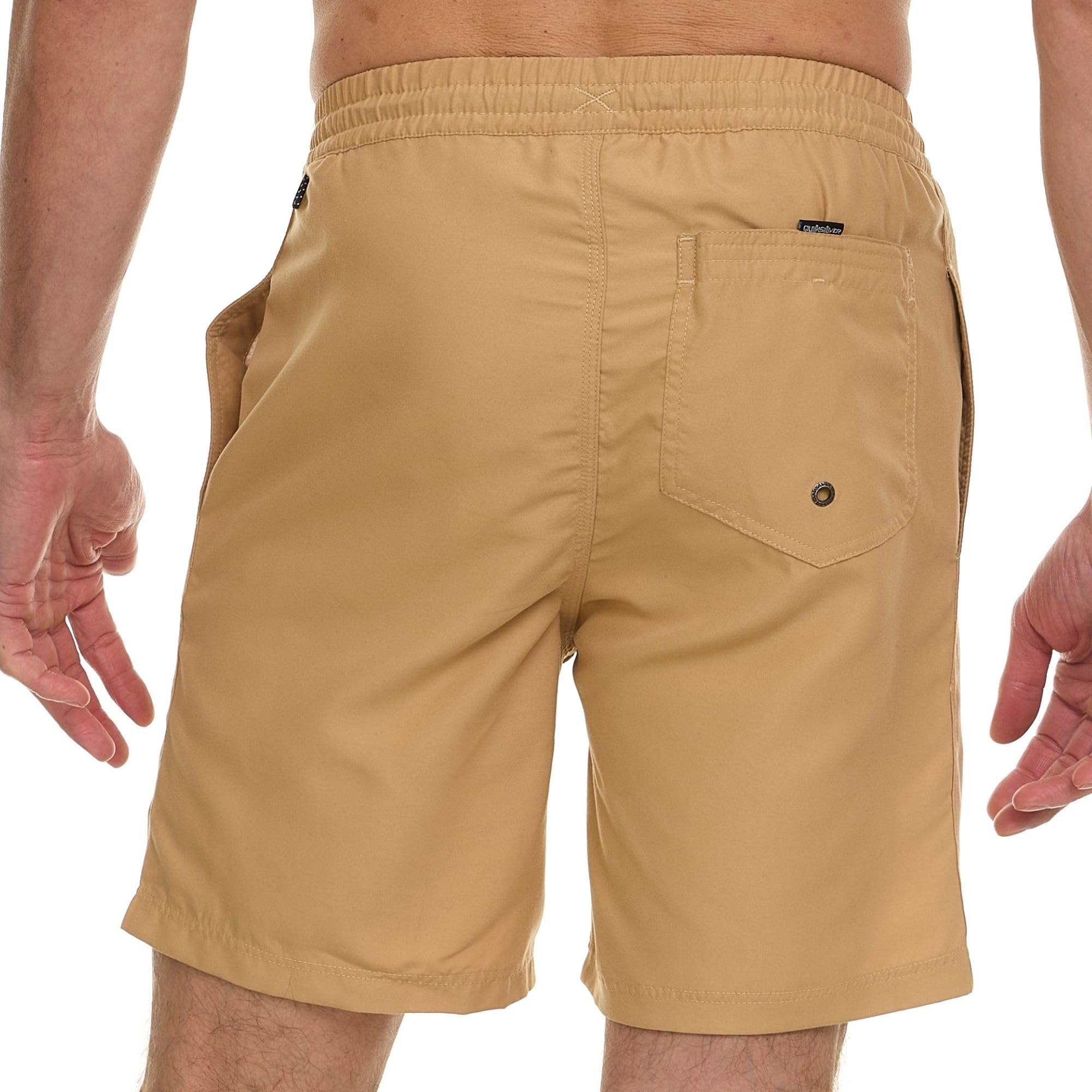 Quiksilver Traje de baño para hombre grande y alto, pantalones cortos de natación de secado rápido de 10 pulgadas