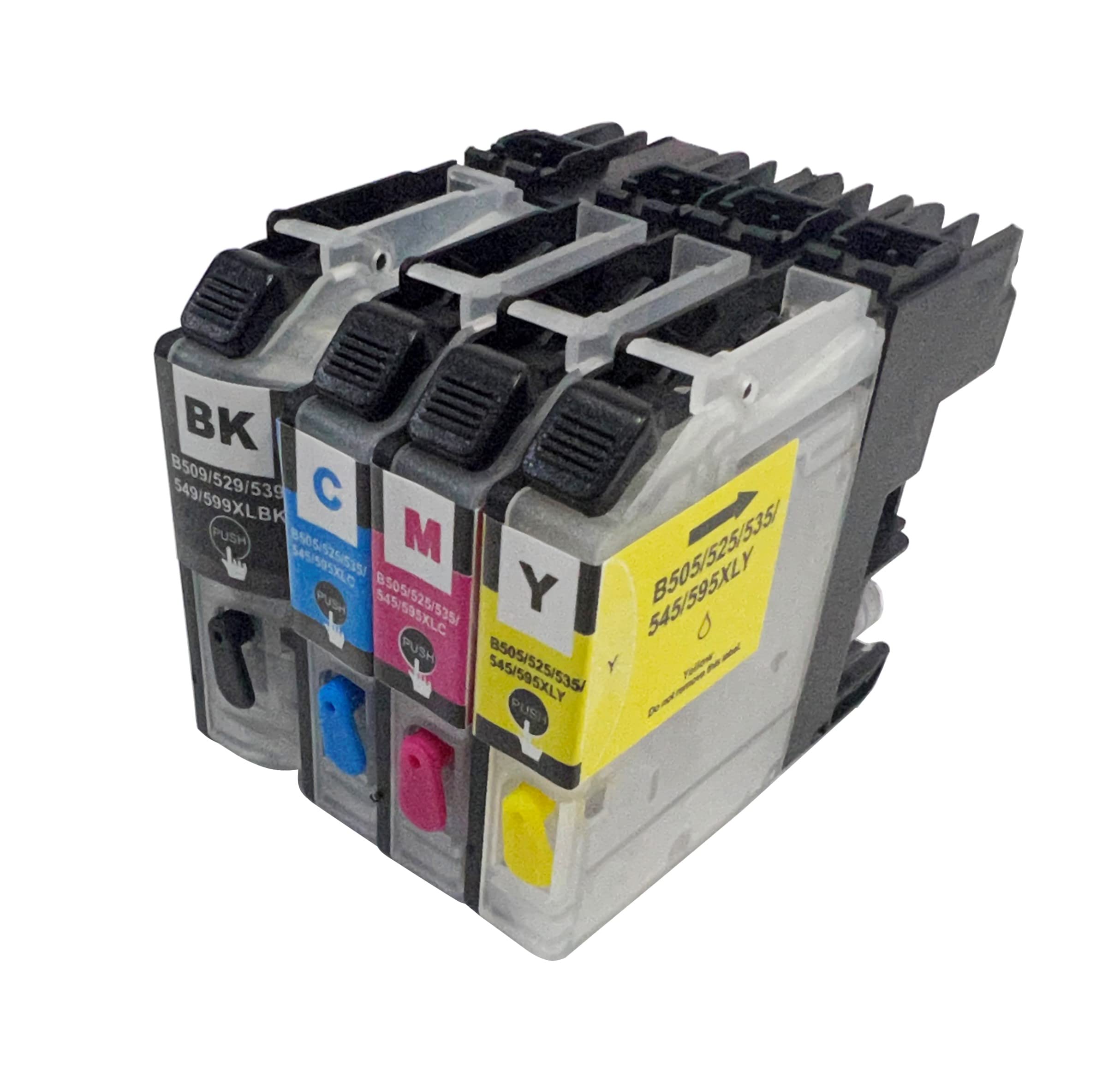 UV INFOTECH Small Empty Refillable Cartridge Compatible for BR J100, J105 & J200 Printers Compatible with Brother LC 535/539 Ink Cartridges Multi Color Ink Cartridge