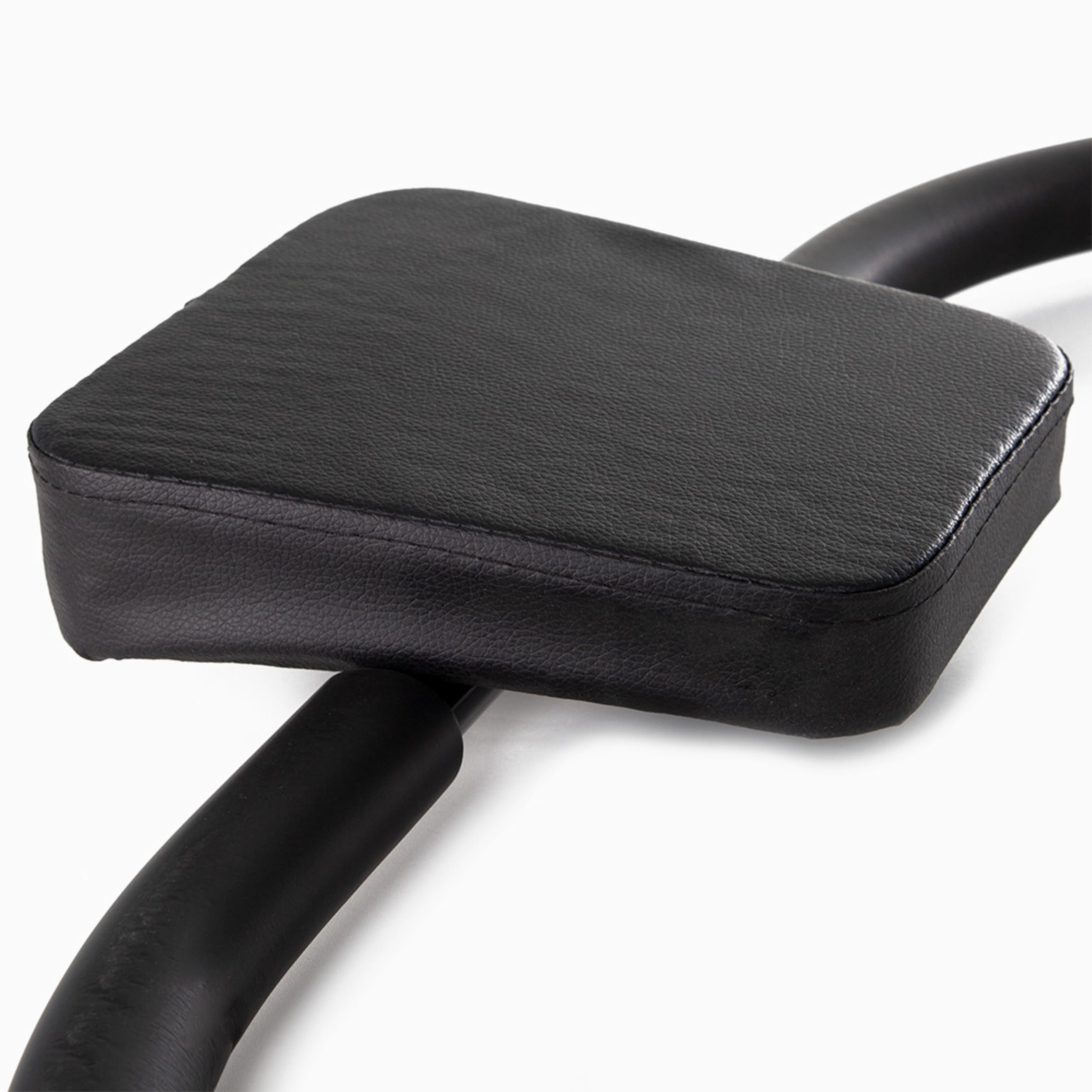 BOOMFIT Rouleau Abdominal avec Repose-Tête Rembourré | Appareil d'Exercice Maison pour Ventre Plat | Assistant de Crunchs Ergonomique pour Débutants | Évite les Douleurs Cervicales et Dorsales