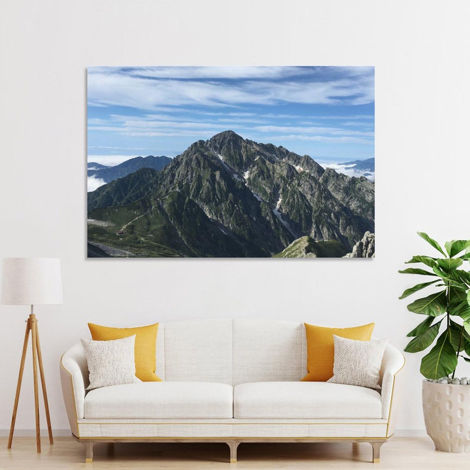 Amazon.co.jp: 絵画 富山県 剱岳インテリア 絵画 日本の風景写真