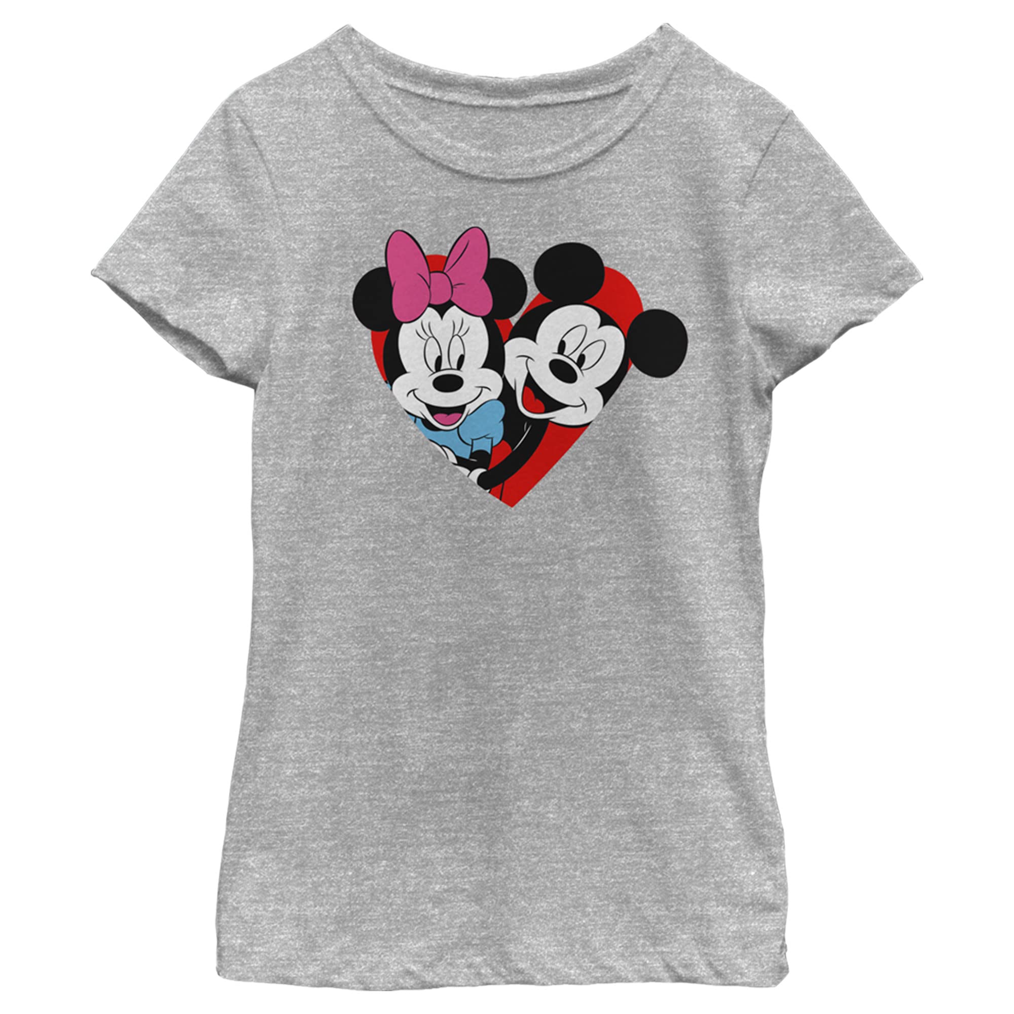 Disney Girls' Mickey Minnie Heart