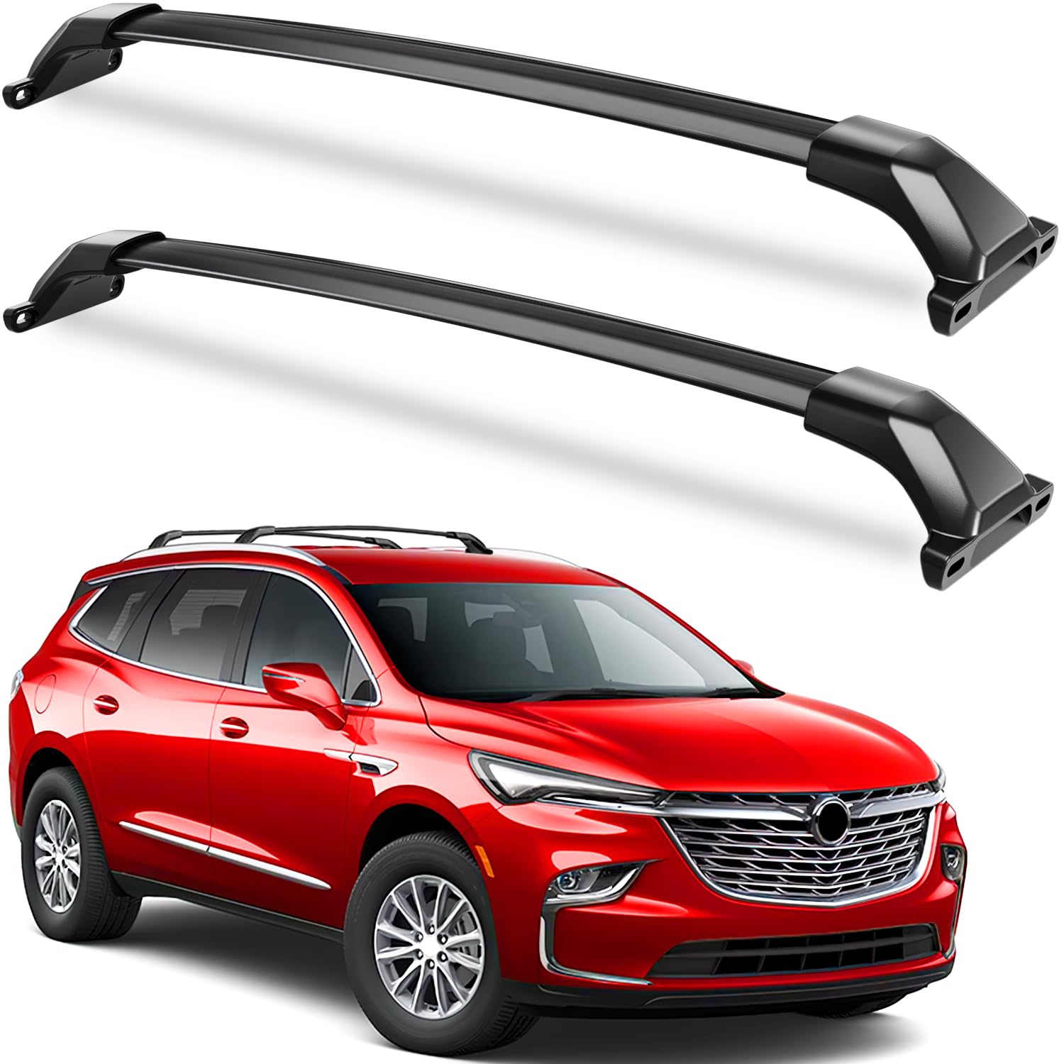 KINGGERI 300lbs Roof Rack Cross Bars for Buick Enclave 2018-2024