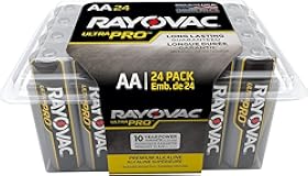 Batteries ALAA-24F Ultra Pro AA Alkaline Batteries, AA (Pack of 24)