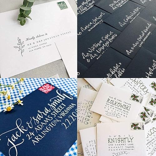 Miniatura 6 de Supla - Paquete de 90 sobres de invitación de 15 colores A9, sobres de tarjetas de felicitación, sobres para fotos, blanco, marfil, rojo, verde,