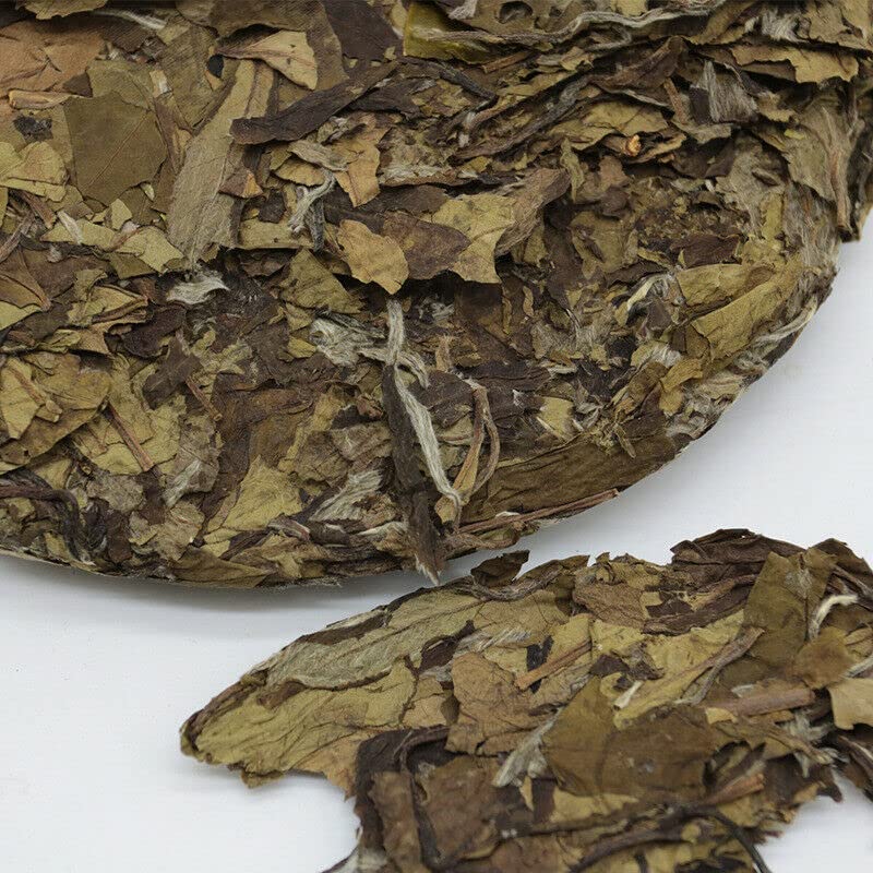 Thé vert Fuding Shoumei gâteau de thé bio 300g infusion parfum floral feuilles compressées